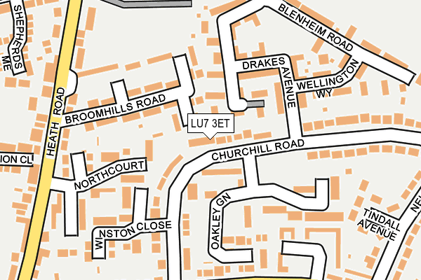 LU7 3ET map - OS OpenMap – Local (Ordnance Survey)