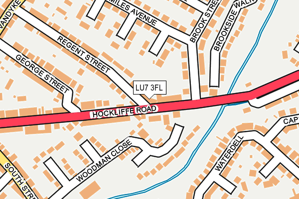 LU7 3FL map - OS OpenMap – Local (Ordnance Survey)