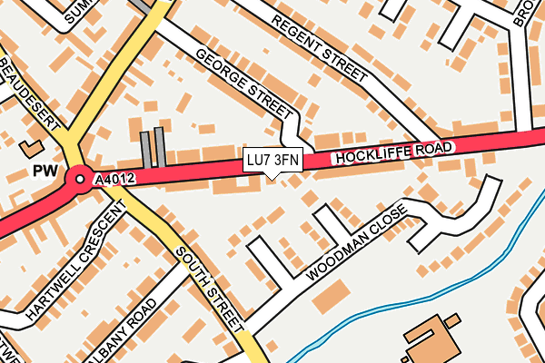 LU7 3FN map - OS OpenMap – Local (Ordnance Survey)