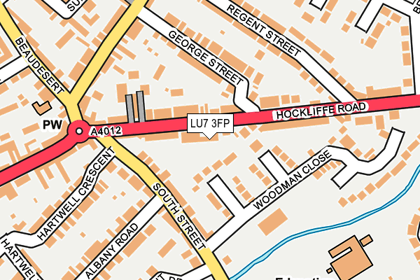 LU7 3FP map - OS OpenMap – Local (Ordnance Survey)