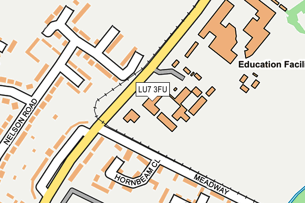LU7 3FU map - OS OpenMap – Local (Ordnance Survey)