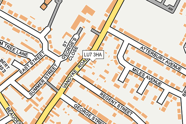 LU7 3HA map - OS OpenMap – Local (Ordnance Survey)