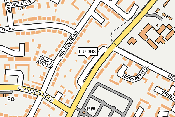 LU7 3HS map - OS OpenMap – Local (Ordnance Survey)