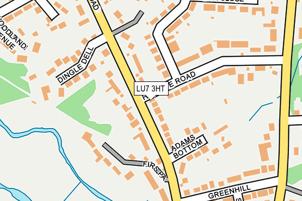 LU7 3HT map - OS OpenMap – Local (Ordnance Survey)