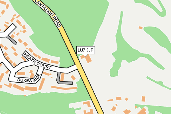 LU7 3JF map - OS OpenMap – Local (Ordnance Survey)