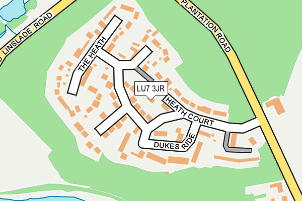 LU7 3JR map - OS OpenMap – Local (Ordnance Survey)