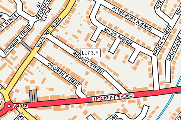 LU7 3JY map - OS OpenMap – Local (Ordnance Survey)