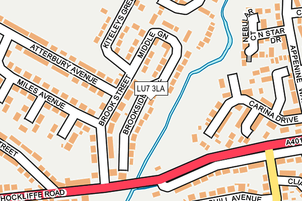 LU7 3LA map - OS OpenMap – Local (Ordnance Survey)