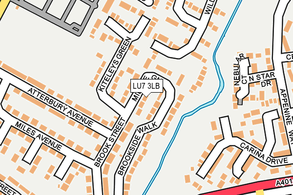 LU7 3LB map - OS OpenMap – Local (Ordnance Survey)