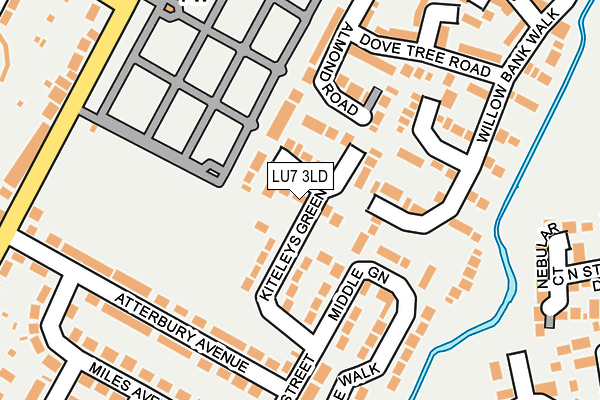LU7 3LD map - OS OpenMap – Local (Ordnance Survey)