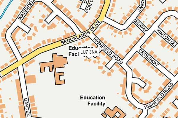 LU7 3NA map - OS OpenMap – Local (Ordnance Survey)