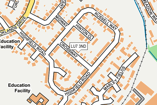 LU7 3ND map - OS OpenMap – Local (Ordnance Survey)