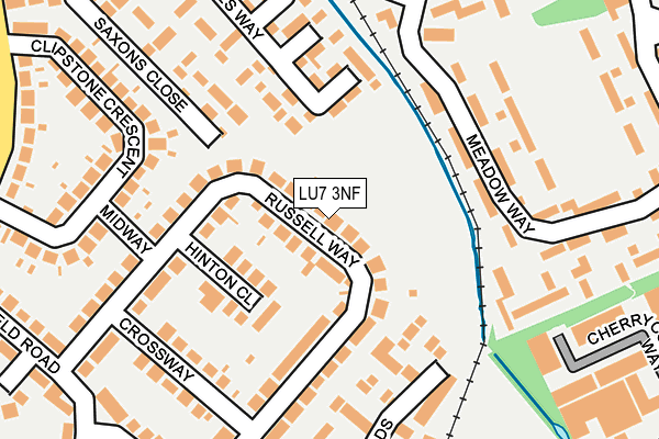 LU7 3NF map - OS OpenMap – Local (Ordnance Survey)