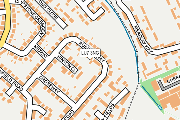 LU7 3NG map - OS OpenMap – Local (Ordnance Survey)