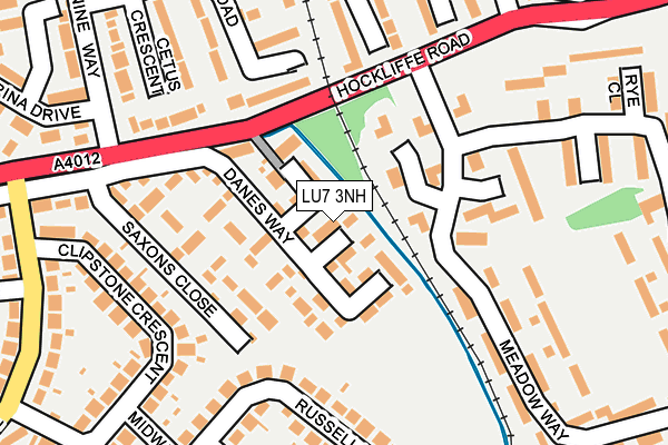 LU7 3NH map - OS OpenMap – Local (Ordnance Survey)