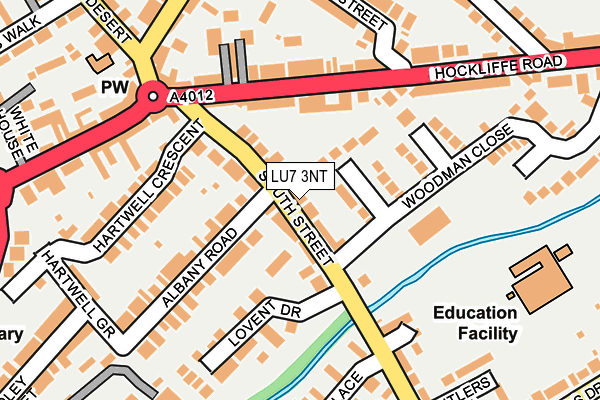 LU7 3NT map - OS OpenMap – Local (Ordnance Survey)