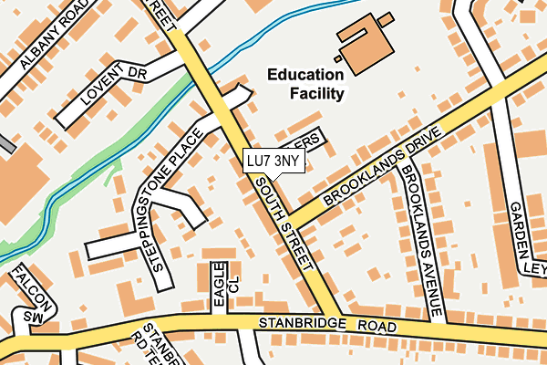 LU7 3NY map - OS OpenMap – Local (Ordnance Survey)