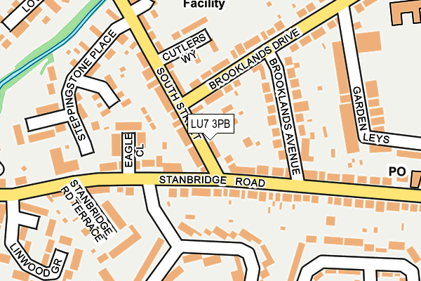 LU7 3PB map - OS OpenMap – Local (Ordnance Survey)
