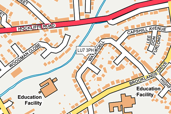 LU7 3PH map - OS OpenMap – Local (Ordnance Survey)