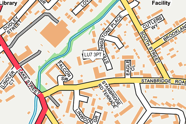 LU7 3PT map - OS OpenMap – Local (Ordnance Survey)