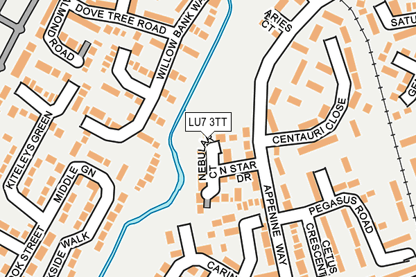 LU7 3TT map - OS OpenMap – Local (Ordnance Survey)