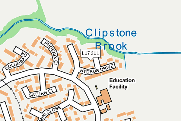 LU7 3UL map - OS OpenMap – Local (Ordnance Survey)