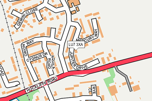 LU7 3XA map - OS OpenMap – Local (Ordnance Survey)