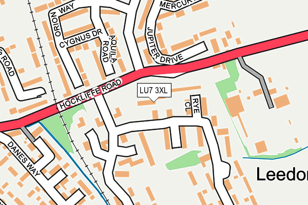 LU7 3XL map - OS OpenMap – Local (Ordnance Survey)