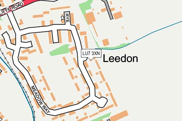 LU7 3XN map - OS OpenMap – Local (Ordnance Survey)