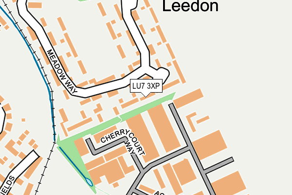 LU7 3XP map - OS OpenMap – Local (Ordnance Survey)