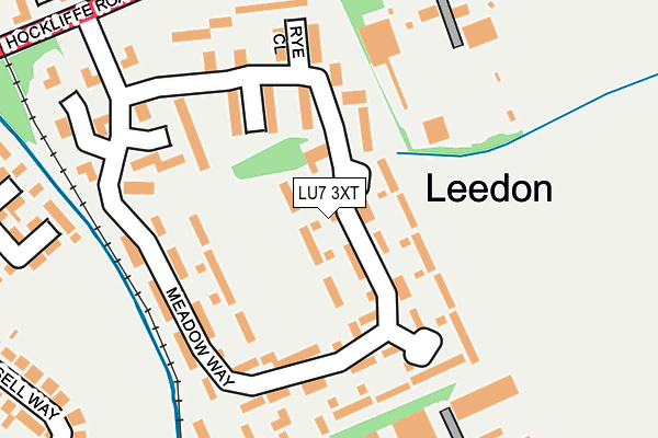 LU7 3XT map - OS OpenMap – Local (Ordnance Survey)