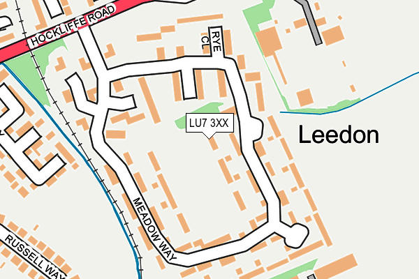 LU7 3XX map - OS OpenMap – Local (Ordnance Survey)