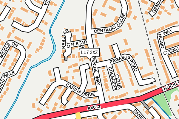 LU7 3XZ map - OS OpenMap – Local (Ordnance Survey)