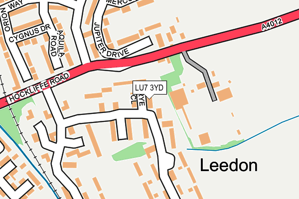 LU7 3YD map - OS OpenMap – Local (Ordnance Survey)