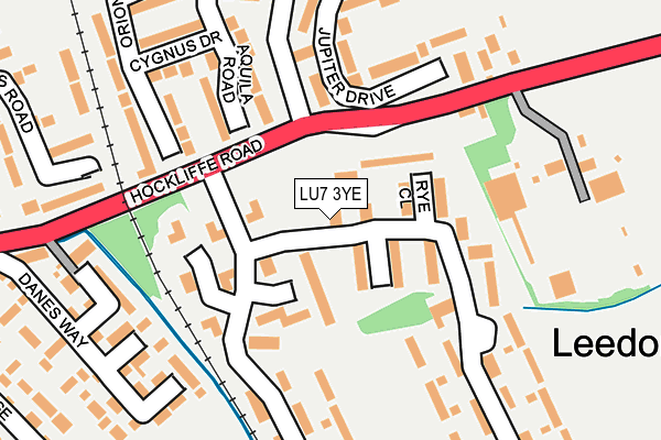 LU7 3YE map - OS OpenMap – Local (Ordnance Survey)