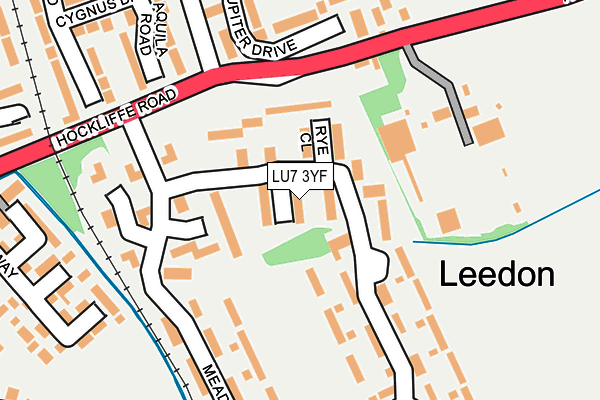 LU7 3YF map - OS OpenMap – Local (Ordnance Survey)