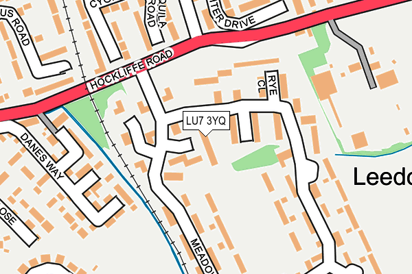 LU7 3YQ map - OS OpenMap – Local (Ordnance Survey)