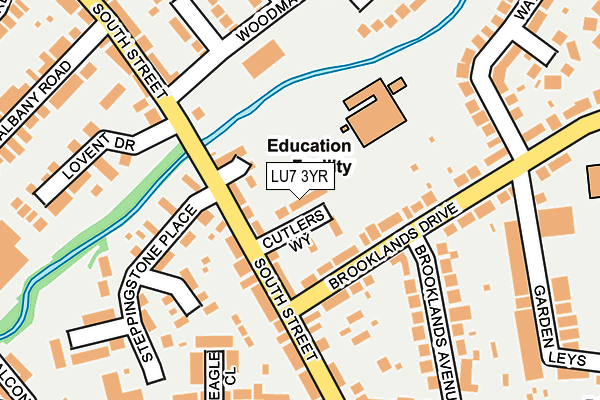 LU7 3YR map - OS OpenMap – Local (Ordnance Survey)