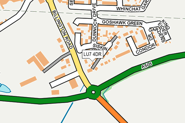 LU7 4DR map - OS OpenMap – Local (Ordnance Survey)