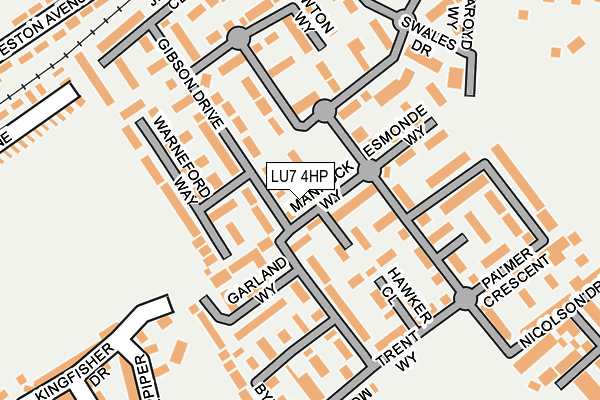 LU7 4HP map - OS OpenMap – Local (Ordnance Survey)
