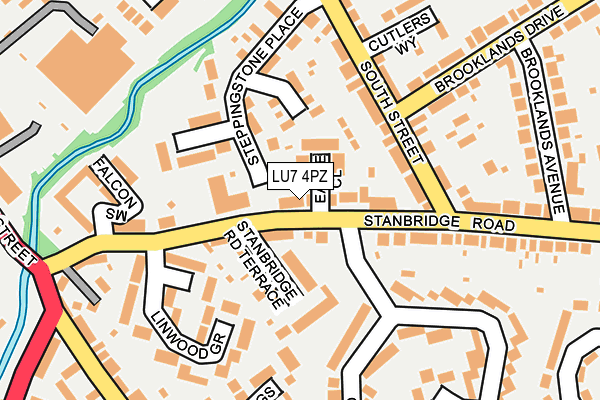 LU7 4PZ map - OS OpenMap – Local (Ordnance Survey)