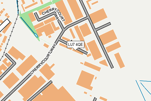 LU7 4QE map - OS OpenMap – Local (Ordnance Survey)