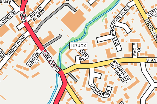 LU7 4QX map - OS OpenMap – Local (Ordnance Survey)