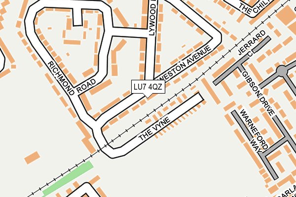 LU7 4QZ map - OS OpenMap – Local (Ordnance Survey)