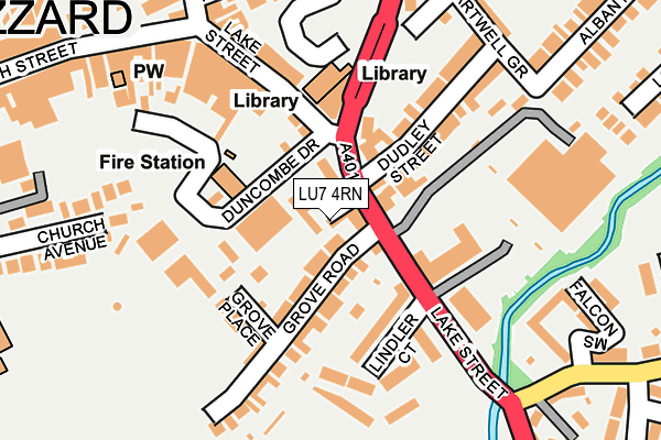 LU7 4RN map - OS OpenMap – Local (Ordnance Survey)