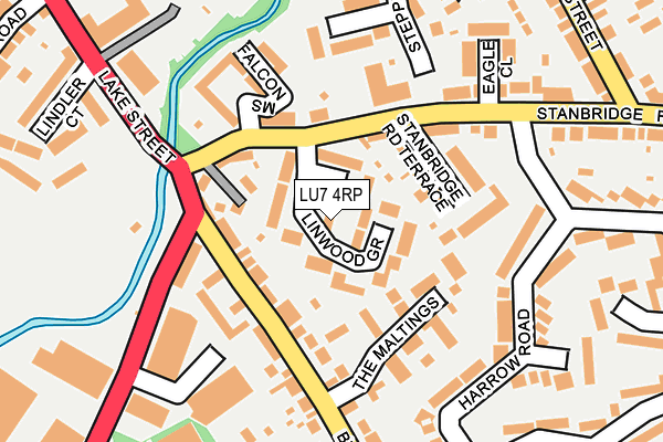 LU7 4RP map - OS OpenMap – Local (Ordnance Survey)