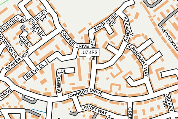 LU7 4RS map - OS OpenMap – Local (Ordnance Survey)