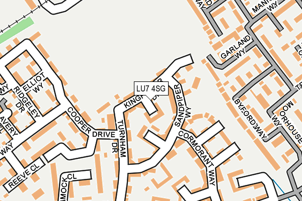 LU7 4SG map - OS OpenMap – Local (Ordnance Survey)