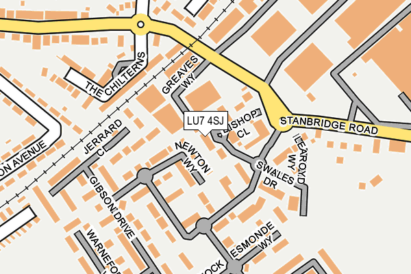 LU7 4SJ map - OS OpenMap – Local (Ordnance Survey)
