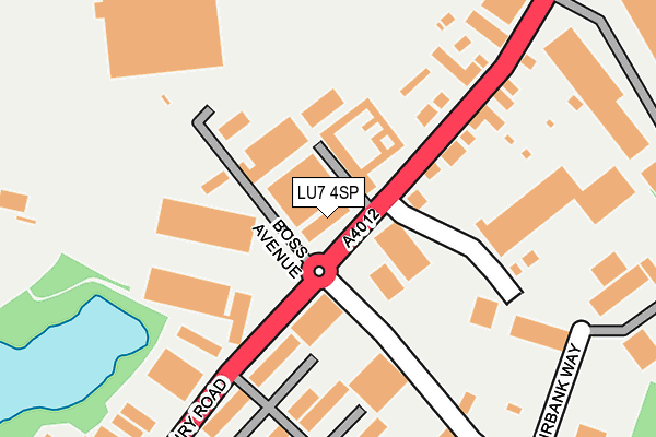 LU7 4SP map - OS OpenMap – Local (Ordnance Survey)